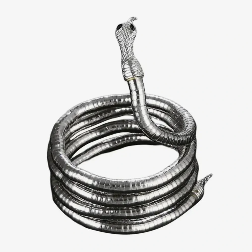 NEW Elegant Stainless Steel Silver Snake Necklace 🔥 - Picture 5 of 5